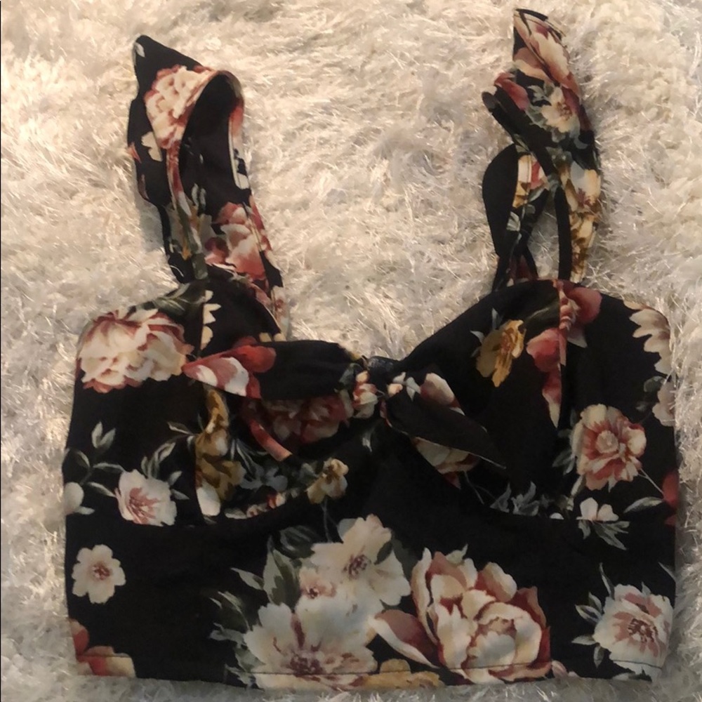 A crop top tank